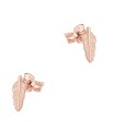 Feathers Silver Stud Earring STS-6496